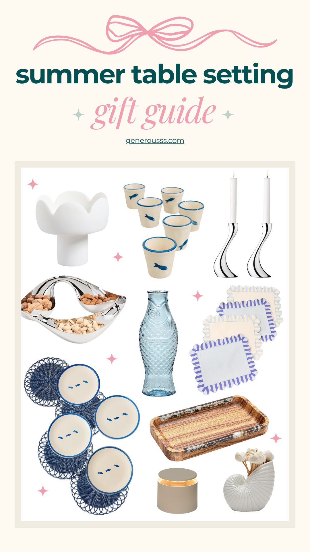 summer table setting gift guide